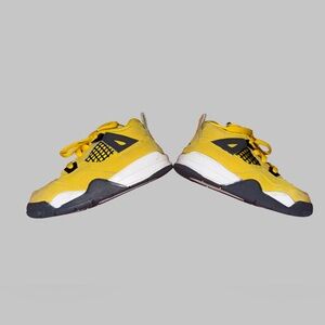 Toddler Nike Jordan Yellow and Black Sneakers